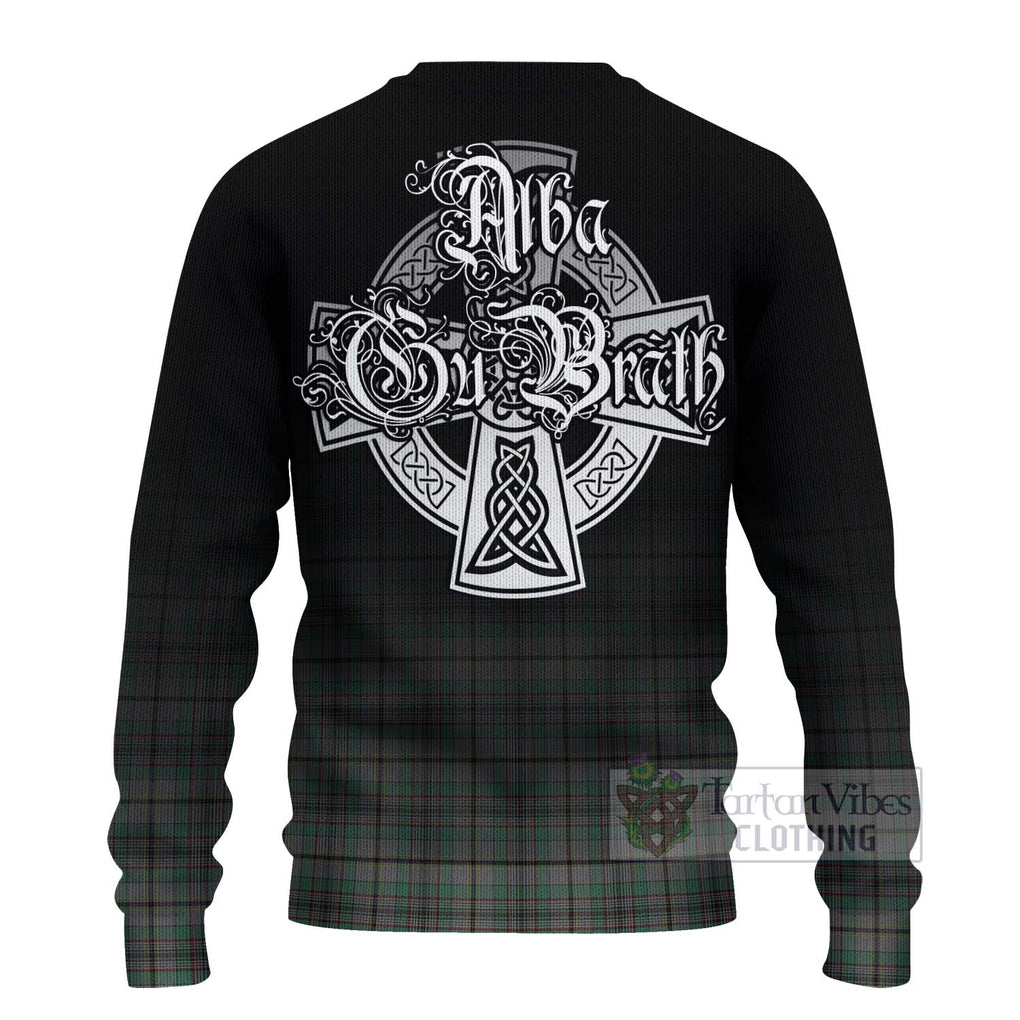 Tartan Vibes Clothing Craig Tartan Knitted Sweater Featuring Alba Gu Brath Family Crest Celtic Inspired