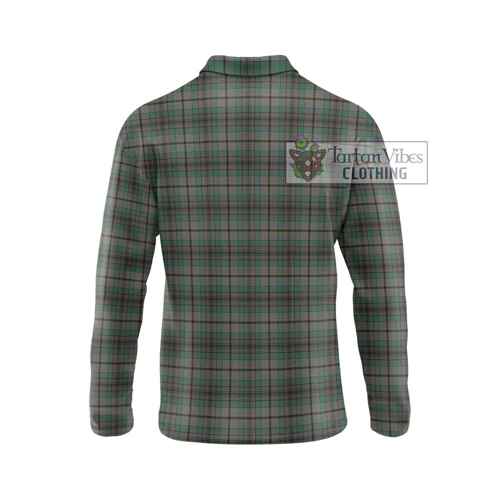 Craig Tartan Long Sleeve Polo Shirt with Family Crest DNA In Me Style - Tartanvibesclothing Shop