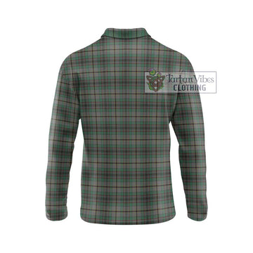 Craig Tartan Long Sleeve Polo Shirt with Family Crest DNA In Me Style