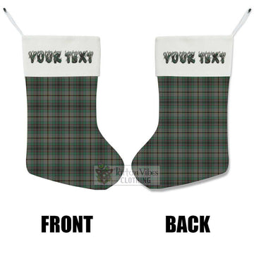 Craig Tartan Christmas Stocking with Personalized Text