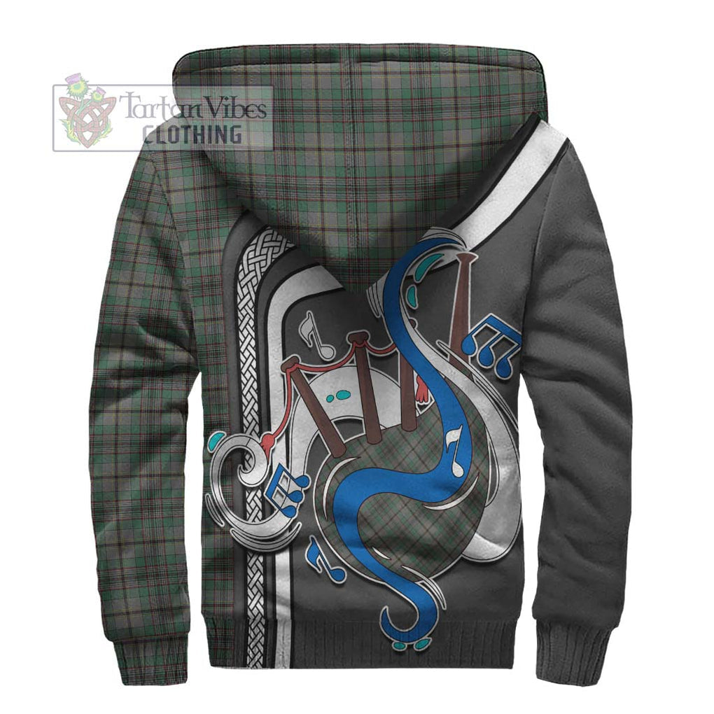 Craig Tartan Sherpa Hoodie with Epic Bagpipe Style - Tartanvibesclothing Shop