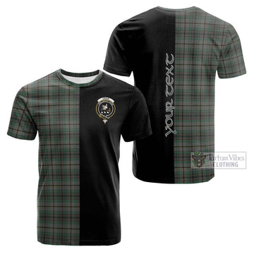 Craig Tartan Cotton T-shirt with Family Crest and Half Of Me Style