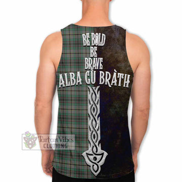Craig Tartan Family Crest Men's Tank Top Alba Gu Brath Be Brave Lion Ancient Style - Tartan Vibes Clothing