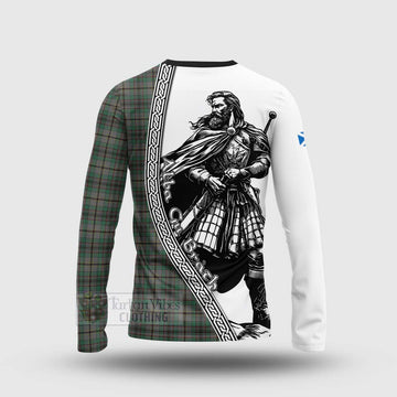 Craig Tartan Clan Crest Long Sleeve T-Shirt with Highlander Warrior Celtic Style