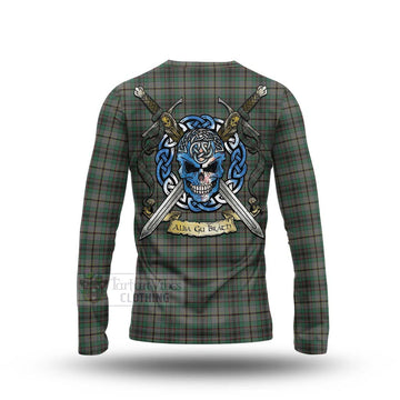 Craig Tartan Long Sleeve T-Shirt with Family Crest Celtic Skull Style