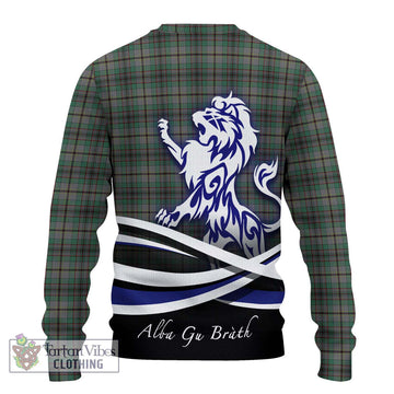 Craig Tartan Ugly Sweater with Alba Gu Brath Regal Lion Emblem