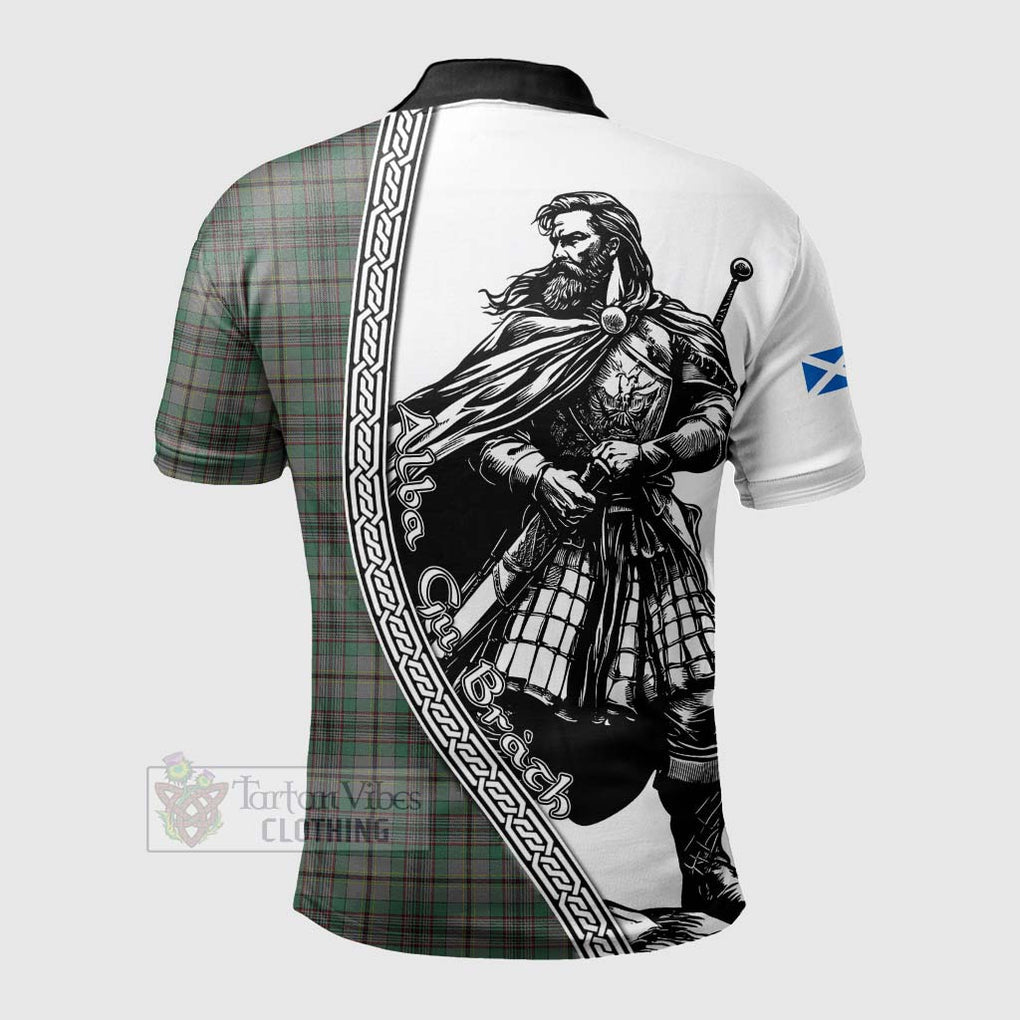 Tartan Vibes Clothing Craig Tartan Clan Crest Polo Shirt with Highlander Warrior Celtic Style