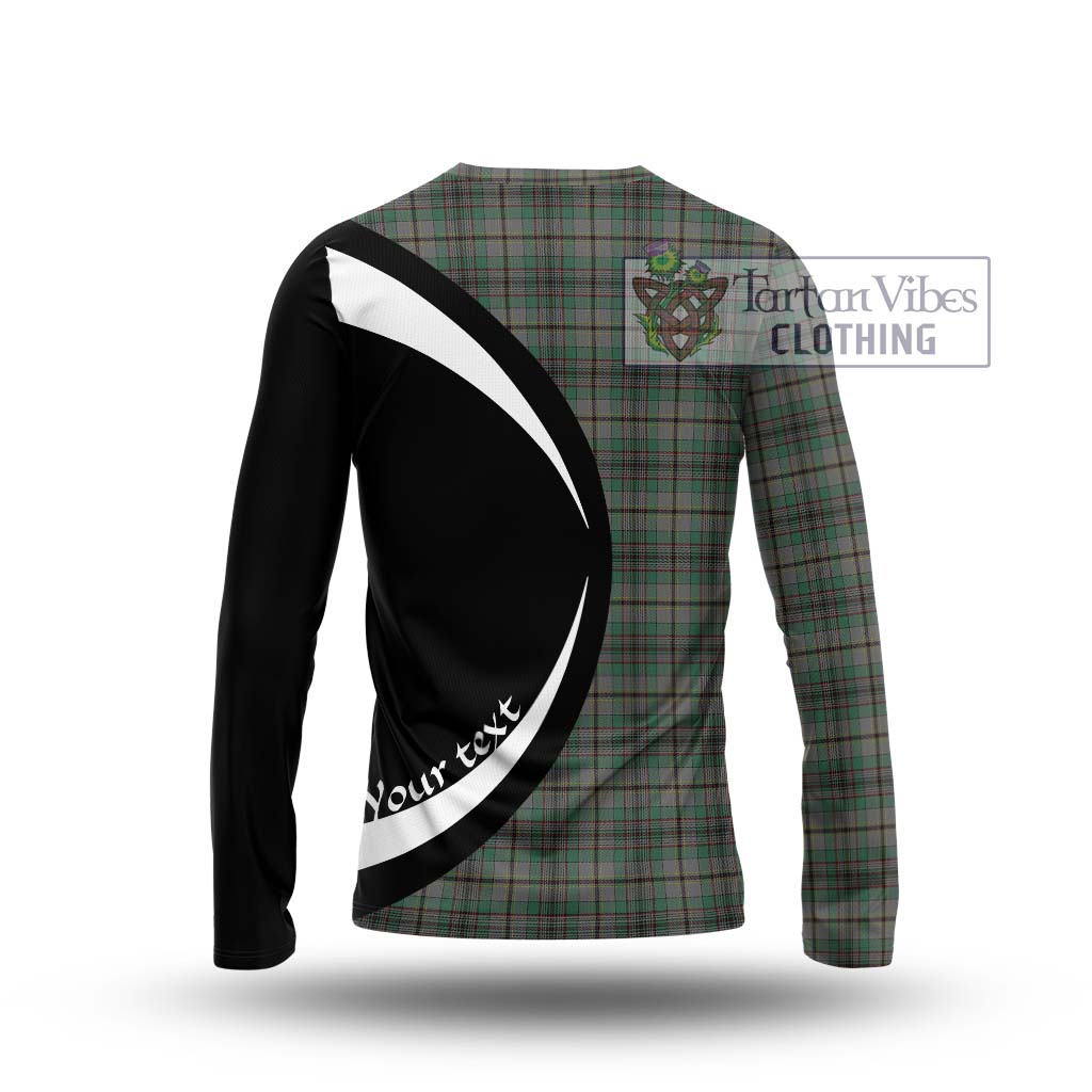 Craig Tartan Long Sleeve T-Shirt with Family Crest Circle Style - Tartan Vibes Clothing