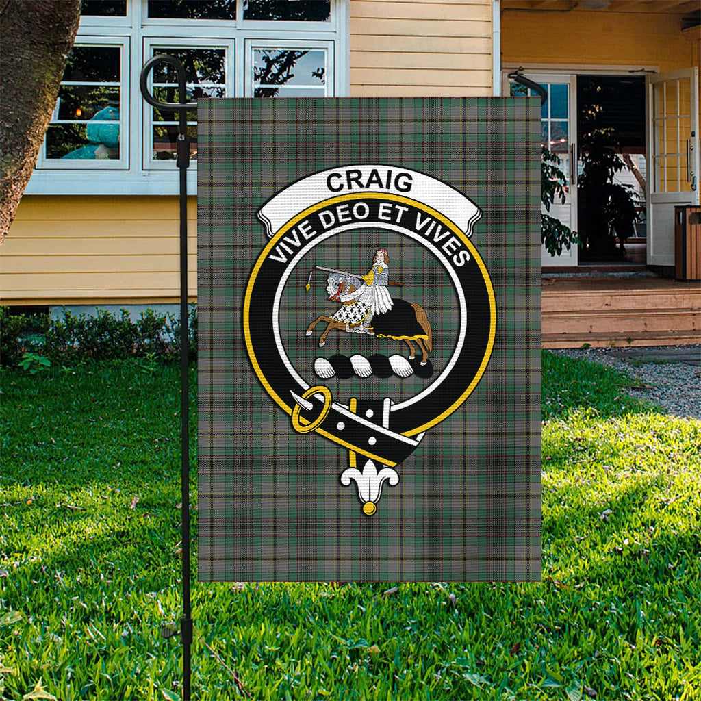 Craig Tartan Flag with Family Crest - Tartan Vibes Clothing