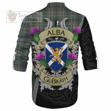 Craig Tartan Family Crest Ghillie Kilt Shirt Lion Rampant Royal Thistle Shield Celtic Inspired - Tartan Vibes Clothing