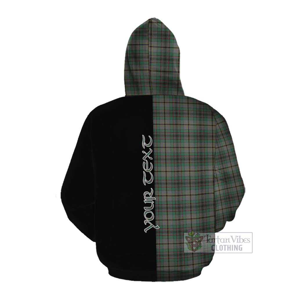 Tartan Vibes Clothing Craig Tartan Cotton Hoodie with Family Crest and Half Of Me Style