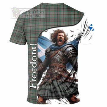 Craig Crest Tartan T-Shirt Inspired by the Freedom of Scottish Warrior