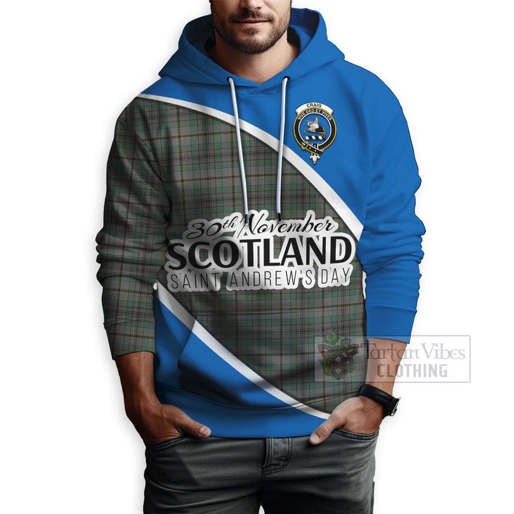 Tartan Vibes Clothing Craig Family Crest Tartan Hoodie Celebrate Saint Andrew's Day in Style