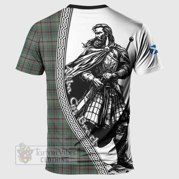 Craig Tartan Clan Crest T-Shirt with Highlander Warrior Celtic Style