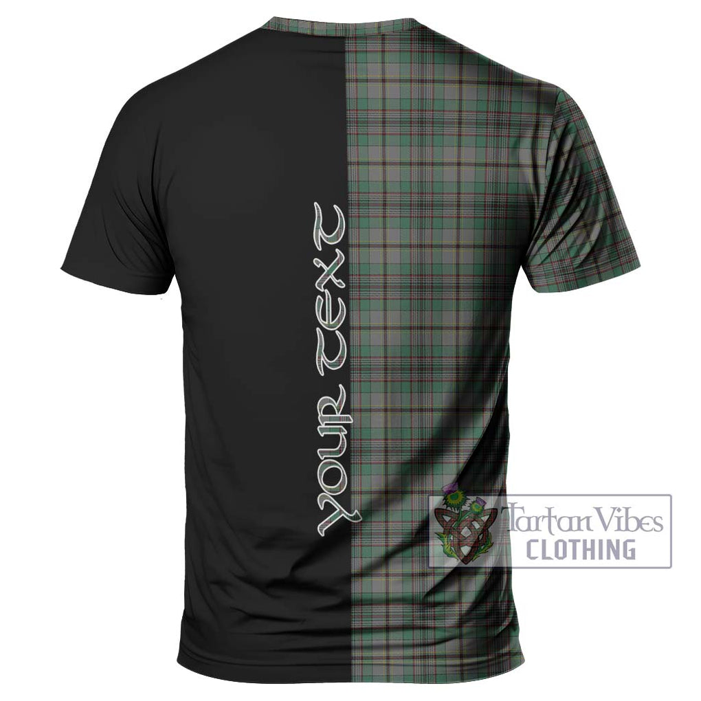 Craig Tartan T-Shirt with Family Crest and Half Of Me Style - Tartanvibesclothing Shop