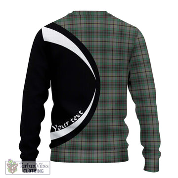 Craig Tartan Ugly Sweater with Family Crest Circle Style