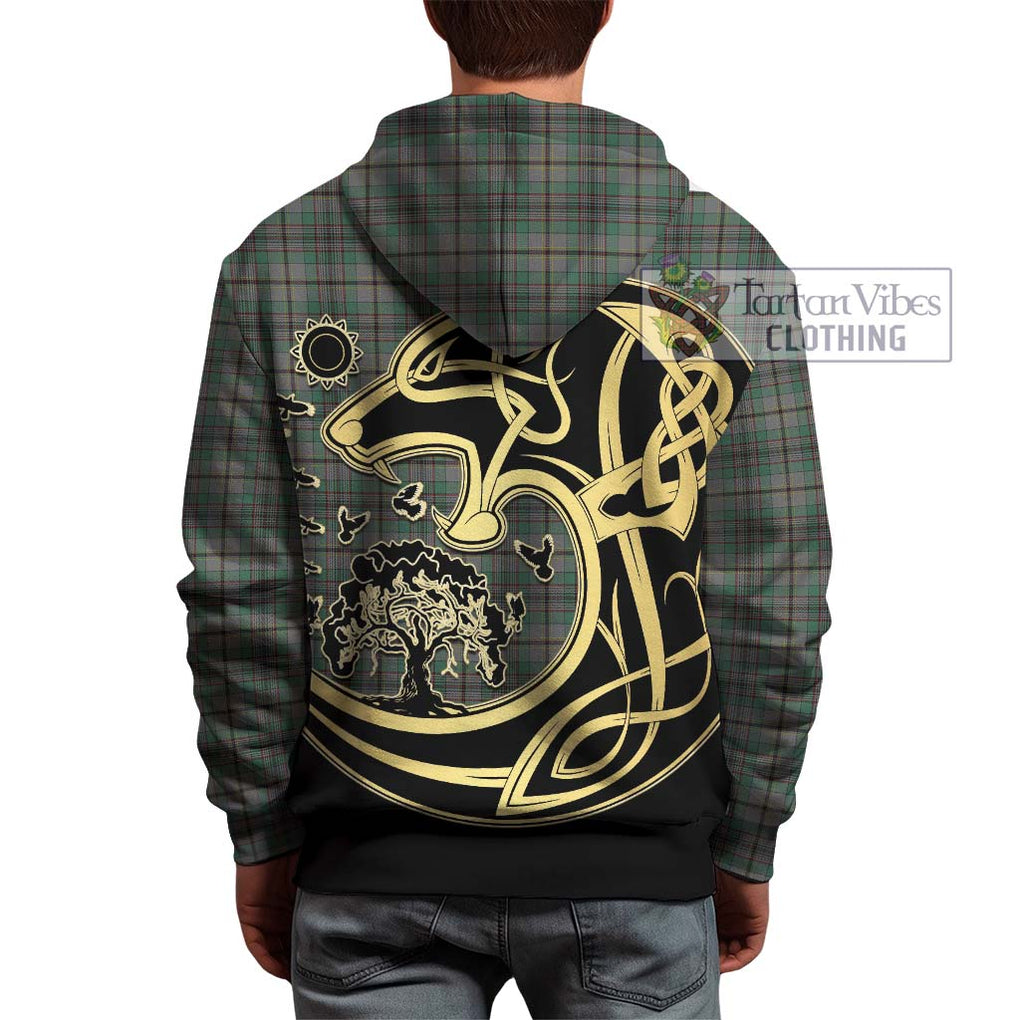 Craig Tartan Hoodie with Family Crest Celtic Wolf Style - Tartan Vibes Clothing