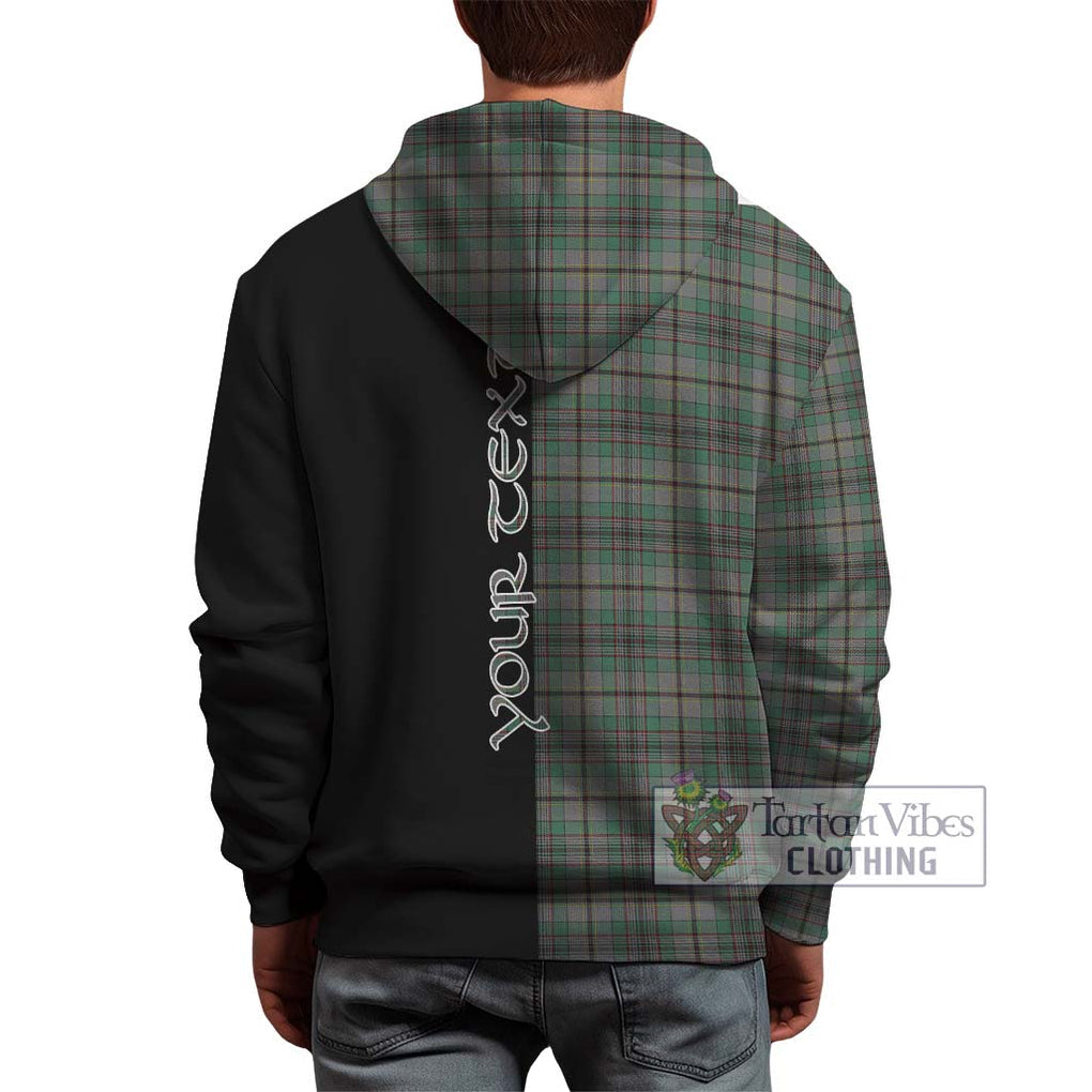 Craig Tartan Hoodie with Family Crest and Half Of Me Style - Tartanvibesclothing Shop