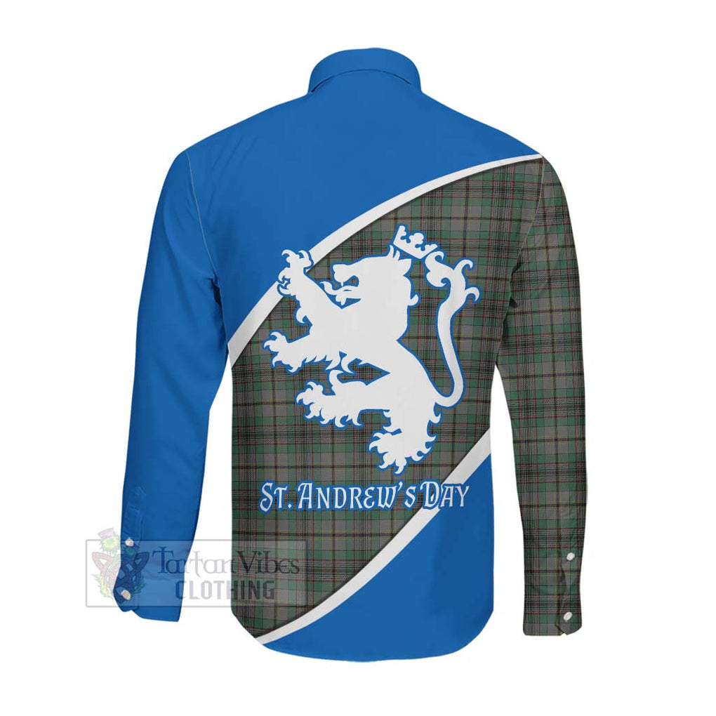 Tartan Vibes Clothing Craig Family Crest Tartan Long Sleeve Button Shirt Celebrate Saint Andrew's Day in Style