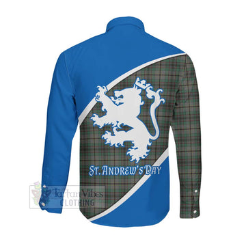 Craig Family Crest Tartan Long Sleeve Button Shirt Celebrate Saint Andrew's Day in Style