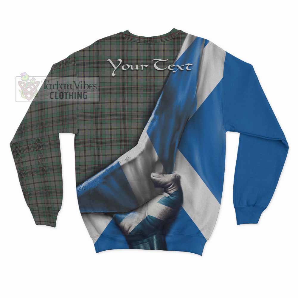 Tartan Vibes Clothing Craig Tartan Sweatshirt with Family Crest Scotland Patriotic Style