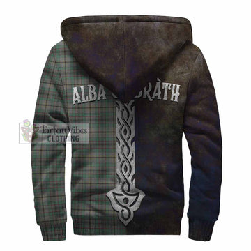 Craig Tartan Family Crest Sherpa Hoodie Alba Gu Brath Be Brave Lion Ancient Style - Tartan Vibes Clothing