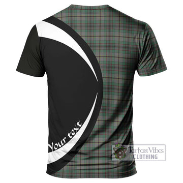 Craig Tartan T-Shirt with Family Crest Circle Style