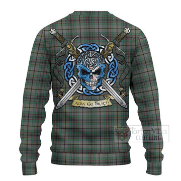 Craig Tartan Ugly Sweater with Family Crest Celtic Skull Style