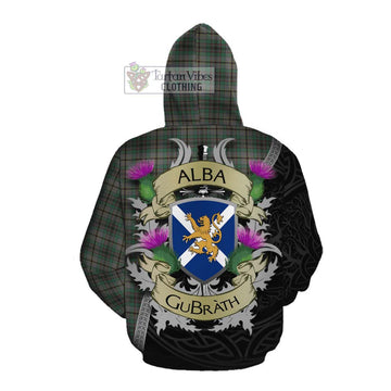 Craig Tartan Family Crest Cotton Hoodie Lion Rampant Royal Thistle Shield Celtic Inspired Pullover Hoodie - Tartan Vibes Clothing
