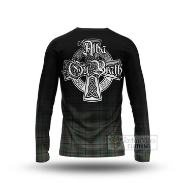 Craig Tartan Long Sleeve T-Shirt Featuring Alba Gu Brath Family Crest Celtic Inspired