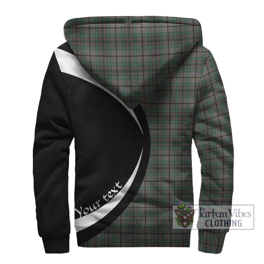 Craig Tartan Sherpa Hoodie with Family Crest Circle Style - Tartan Vibes Clothing