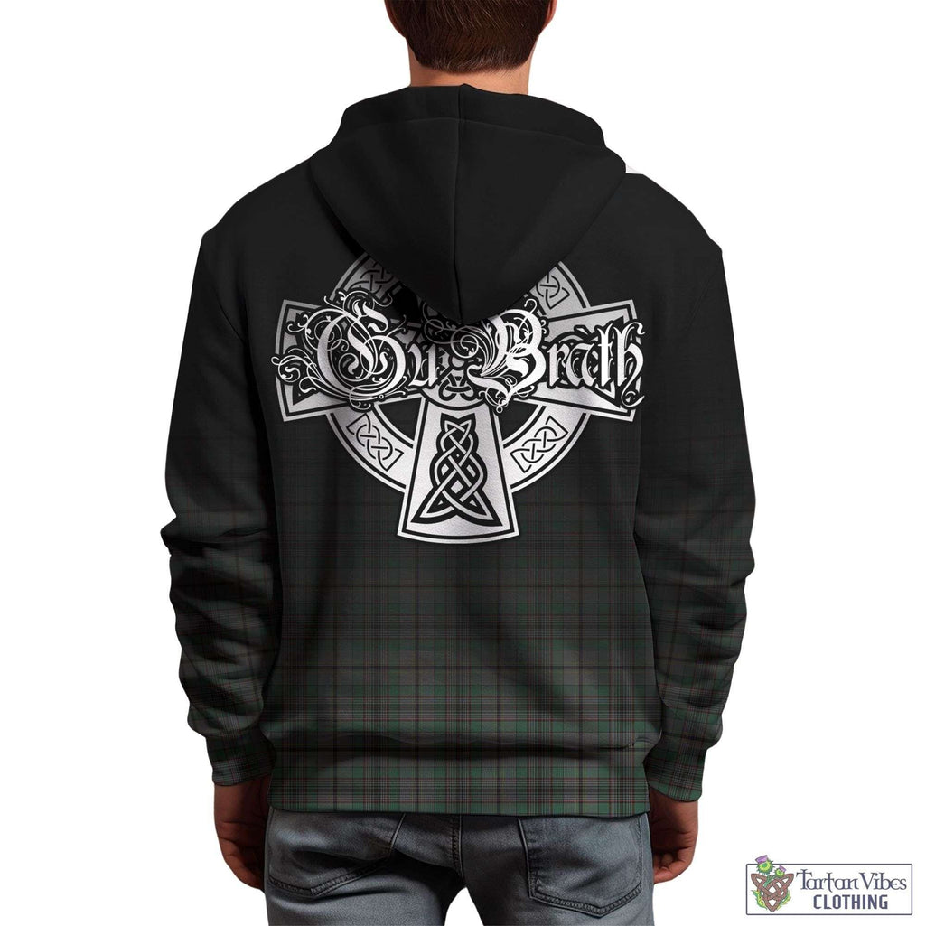 Tartan Vibes Clothing Craig Tartan Hoodie Featuring Alba Gu Brath Family Crest Celtic Inspired