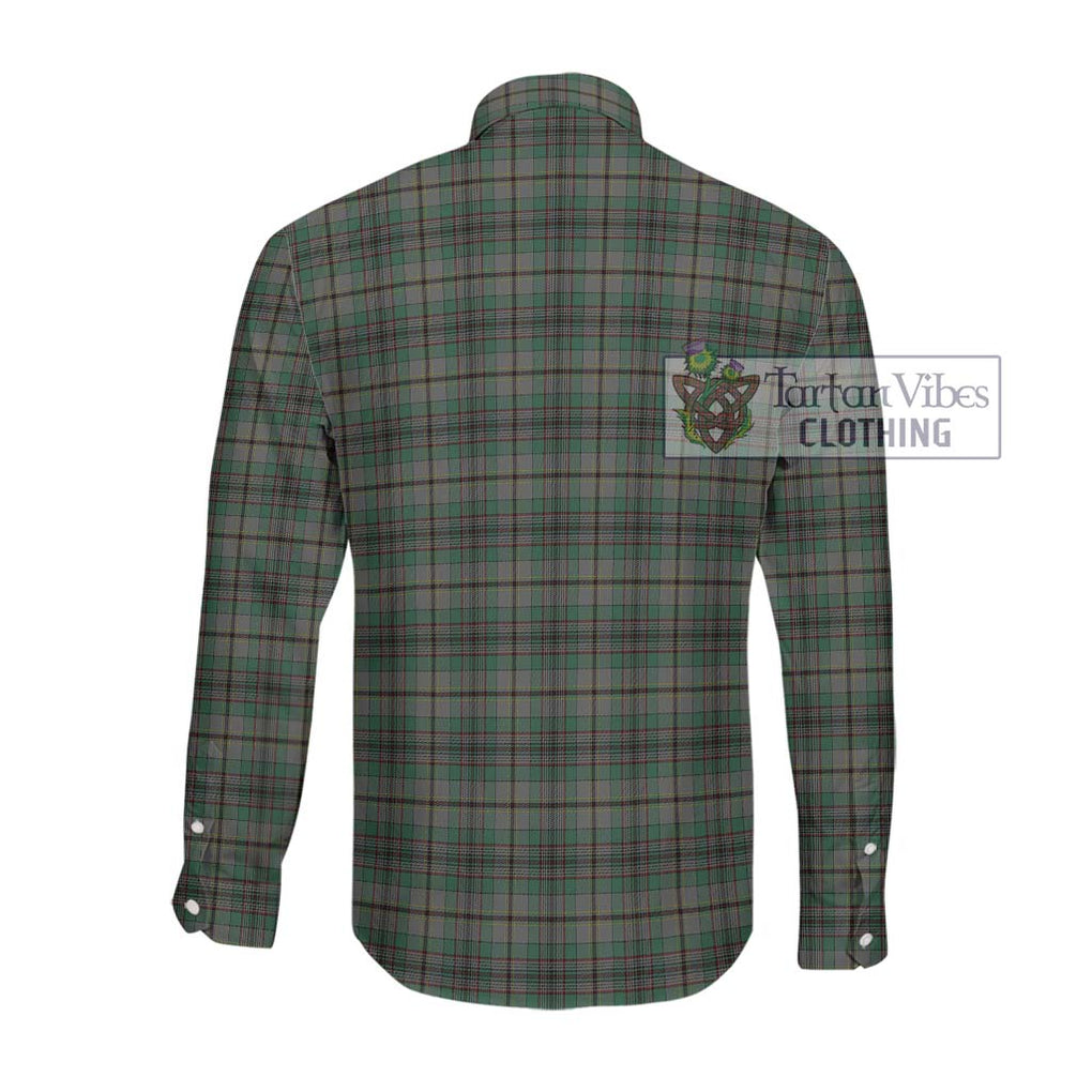 Craig Tartan Long Sleeve Button Shirt with Family Crest DNA In Me Style - Tartanvibesclothing Shop