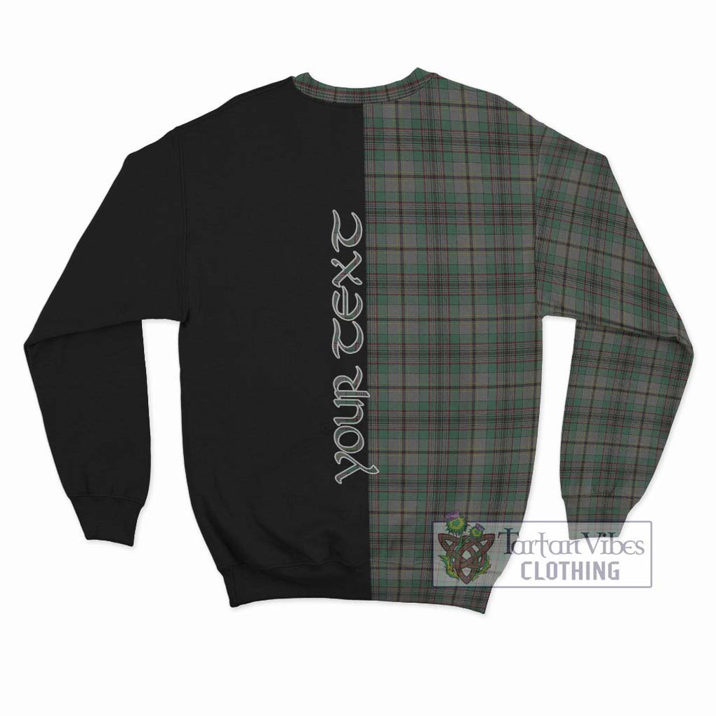 Craig Tartan Sweatshirt with Family Crest and Half Of Me Style - Tartanvibesclothing Shop