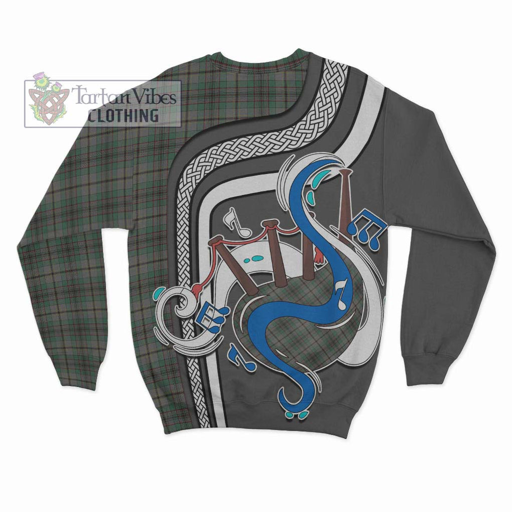 Craig Tartan Sweatshirt with Epic Bagpipe Style - Tartanvibesclothing Shop