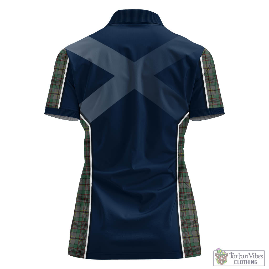 Craig Tartan Women's Polo Shirt with Family Crest and Lion Rampant Vibes Sport Style - Tartan Vibes Clothing