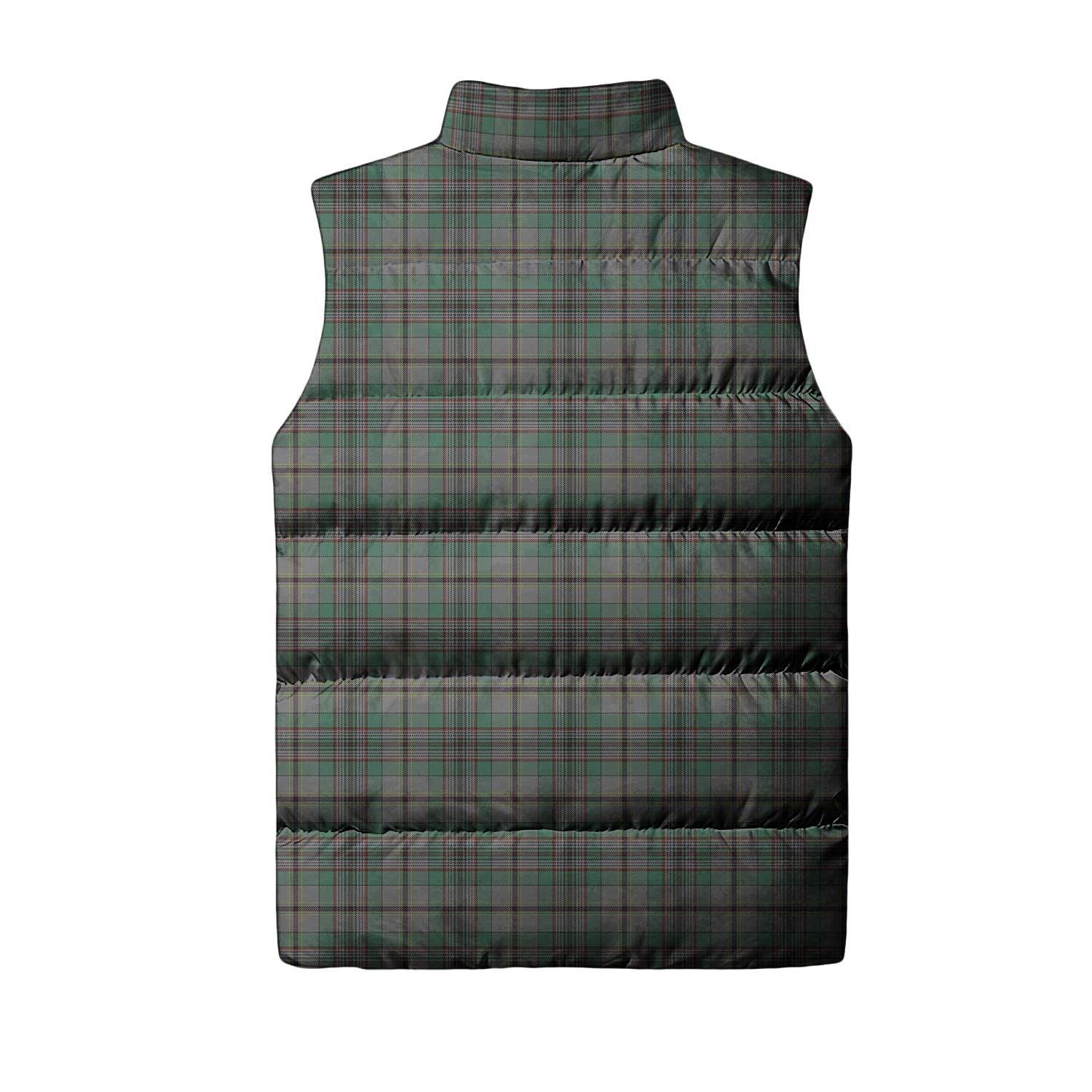 Craig Tartan Sleeveless Puffer Jacket with Family Crest - Tartanvibesclothing