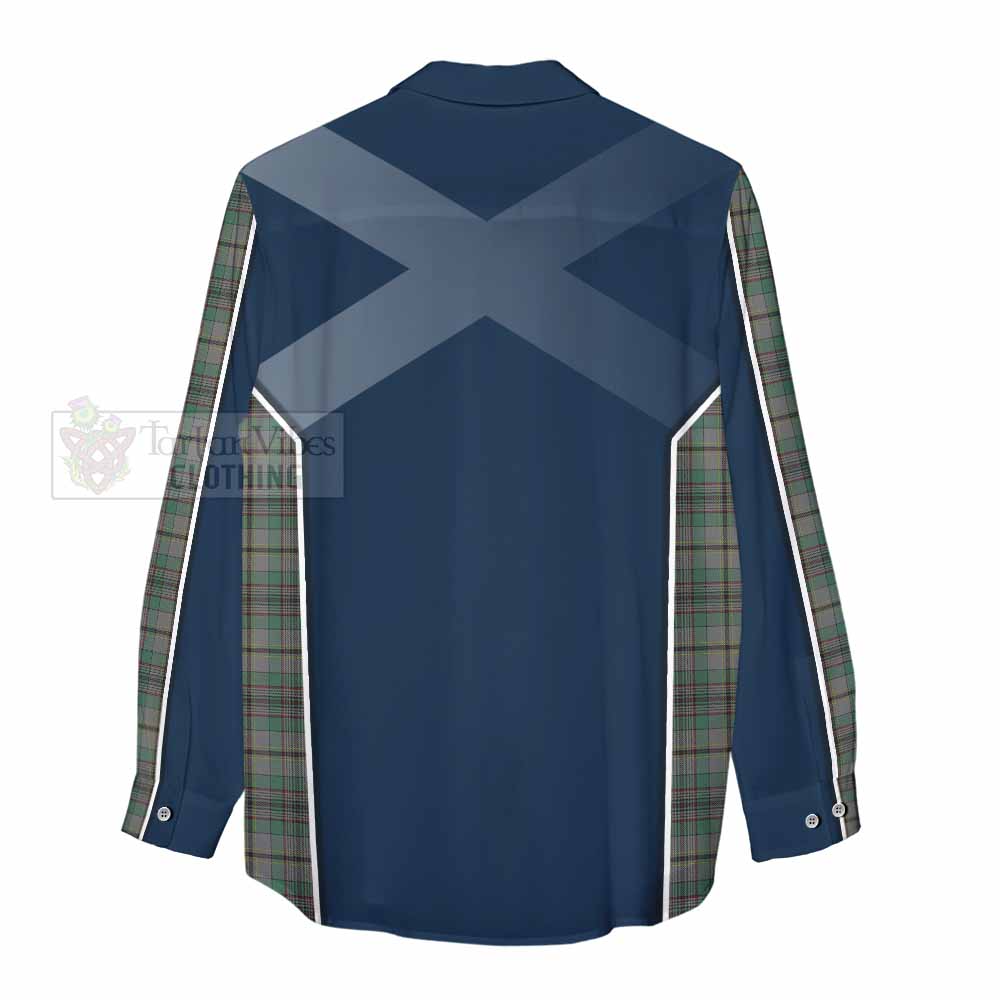 Tartan Vibes Clothing Craig Tartan Women's Casual Shirt with Family Crest and Lion Rampant Vibes Sport Style