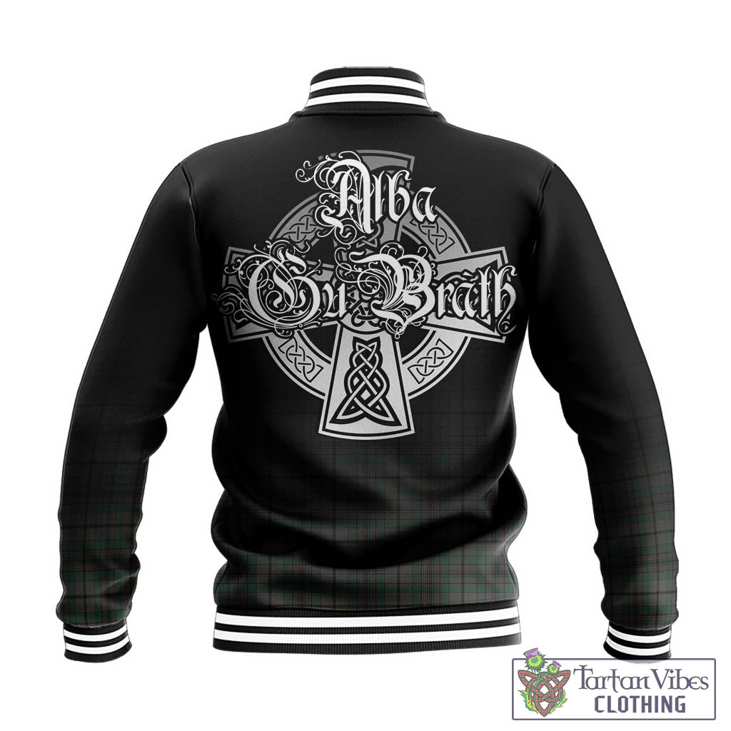 Tartan Vibes Clothing Craig Tartan Baseball Jacket Featuring Alba Gu Brath Family Crest Celtic Inspired