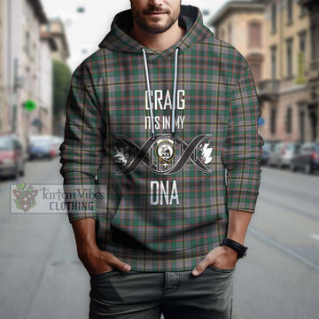 Craig Ancient Tartan Hoodie with Family Crest DNA In Me Style