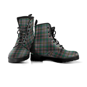 Craig Ancient Tartan Leather Boots