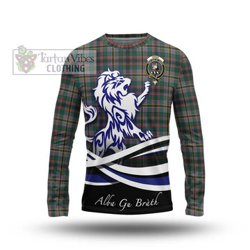 Craig Ancient Tartan Long Sleeve T-Shirt with Alba Gu Brath Regal Lion Emblem