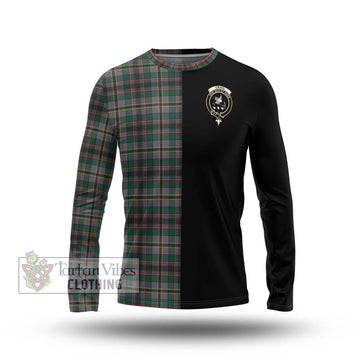 Craig Ancient Tartan Long Sleeve T-Shirt with Family Crest and Half Of Me Style