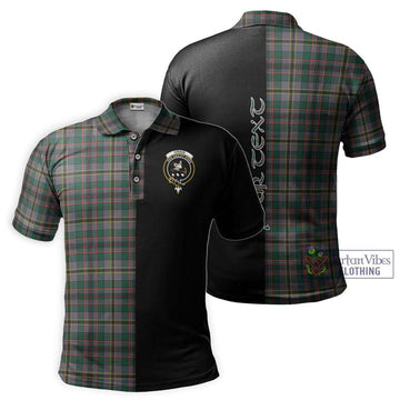 Craig Ancient Tartan Polo Shirt with Family Crest and Half Of Me Style