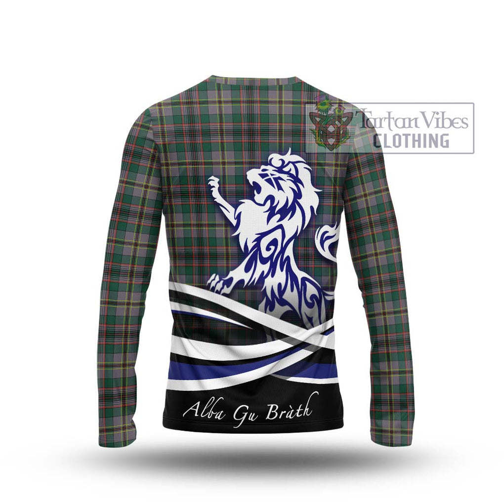 Craig Ancient Tartan Long Sleeve T-Shirt with Alba Gu Brath Regal Lion Emblem - Tartanvibesclothing Shop