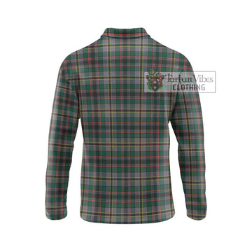 Craig Ancient Tartan Long Sleeve Polo Shirt with Family Crest DNA In Me Style