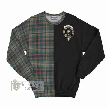 Craig Ancient Tartan Sweatshirt with Family Crest and Half Of Me Style