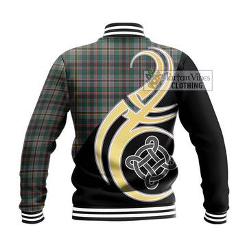 Craig Ancient Tartan Baseball Jacket with Family Crest and Celtic Symbol Style