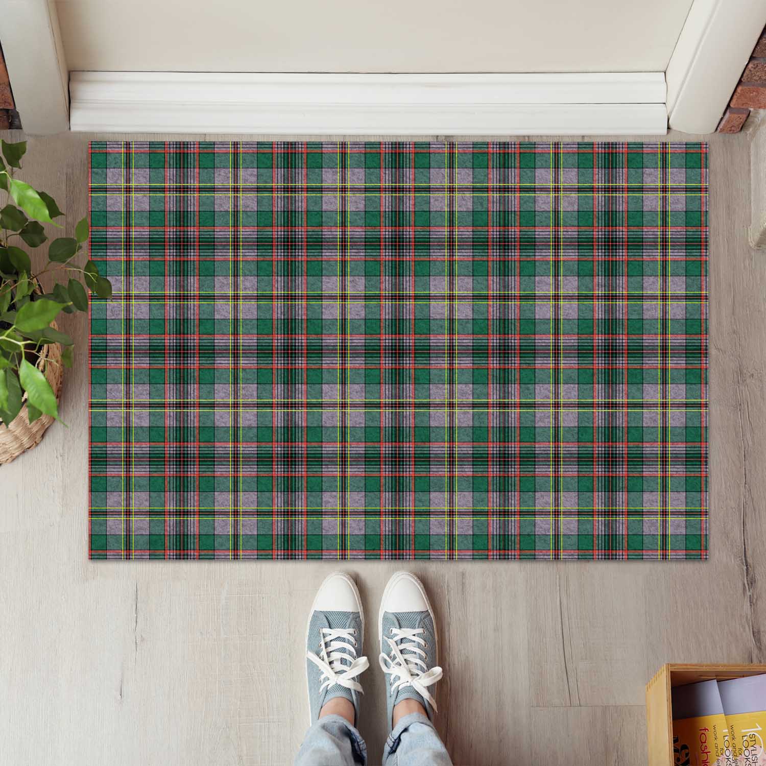 Craig Ancient Tartan Door Mat - Tartanvibesclothing