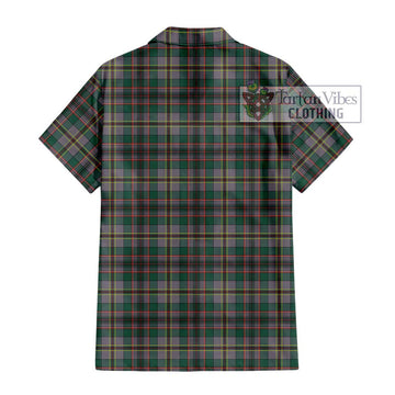 Craig Ancient Tartan Short Sleeve Button Shirt with Family Crest DNA In Me Style